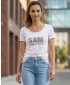 Női póló SAM 73 JAMINA 2 LTSL360 FEHÉR