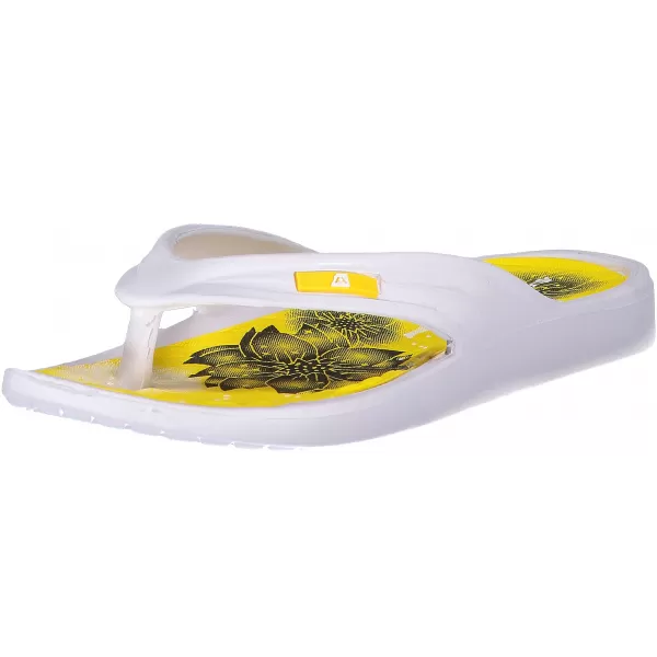  Női papucs ALPINE PRO DINA LBTN210 FEHÉR/SÁRGA 
