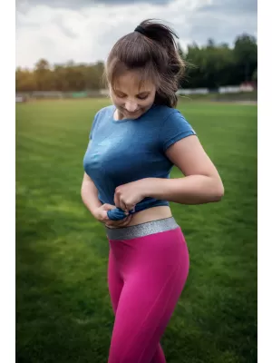 Női leggings SAM 73 DEA LPAN322 RÓZSASZÍN