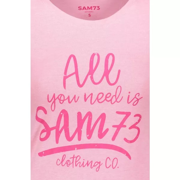  Női póló SAM 73 KYRINA LTSN476 RÓZSASZÍN 