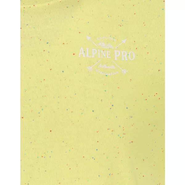  Férfi t -póló rövid ujjú ALPINE PRO ALBERT MTSN374 BOROSTYÁN 