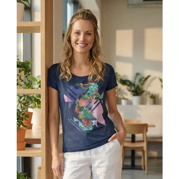  Női póló KIXMI INGRID SÖTÉTKÉK 