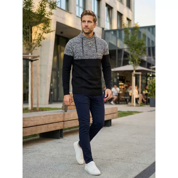  Férfi pulóver ALTISPORT HIEUX MPLP076 FEKETE 