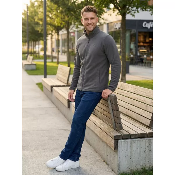  Férfi polár pulóver ALTISPORT DANER MSWP237 VILÁGOS SZÜRKE 