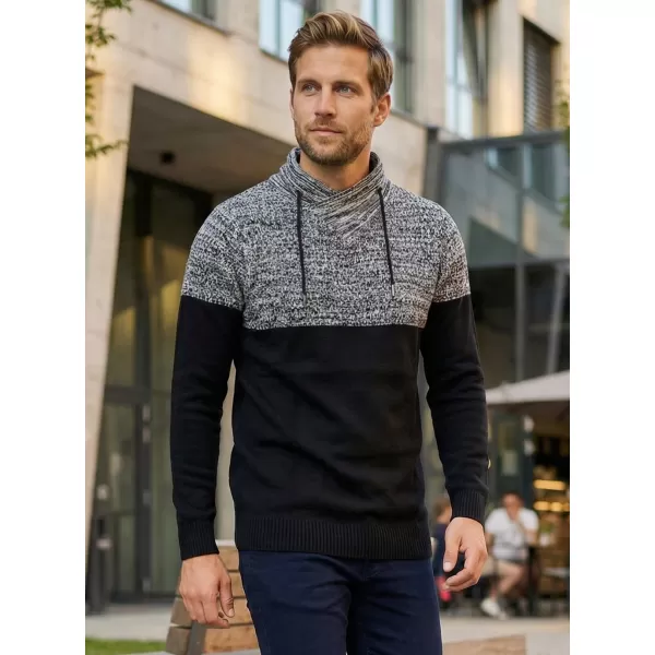  Férfi pulóver ALTISPORT HIEUX MPLP076 FEKETE 