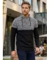 Férfi pulóver ALTISPORT HIEUX MPLP076 FEKETE