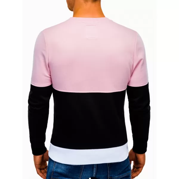  Férfi pulóver OMBRE AB936 FEKETE 