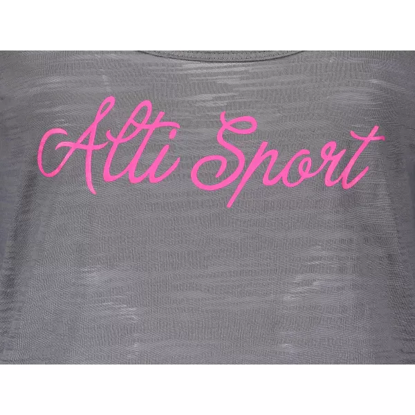  Női póló ALTISPORT CLEA LTSP606 SZÜRKE/RÓZSASZÍN 
