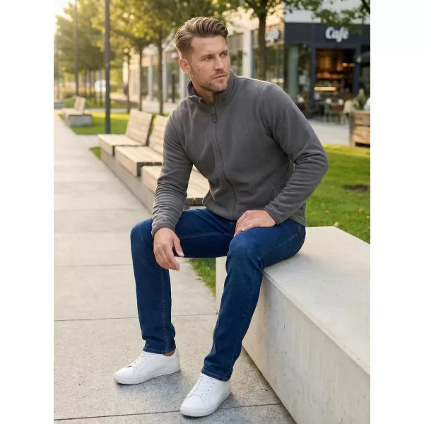  Férfi polár pulóver ALTISPORT DANER MSWP237 VILÁGOS SZÜRKE 