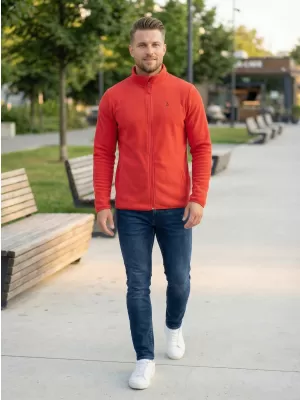 Férfi polár pulóver ALTISPORT DANER MSWP237 PIROS