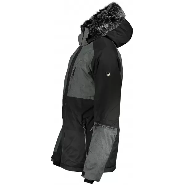  Férfi sí kabát ALPINE PRO DOR 2 MJCP372 FEKETE 