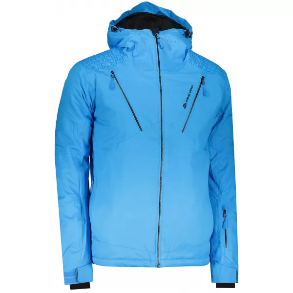  Férfi sí kabát ALPINE PRO MIKAER 3 MJCP368 VILÁGOSKÉK 