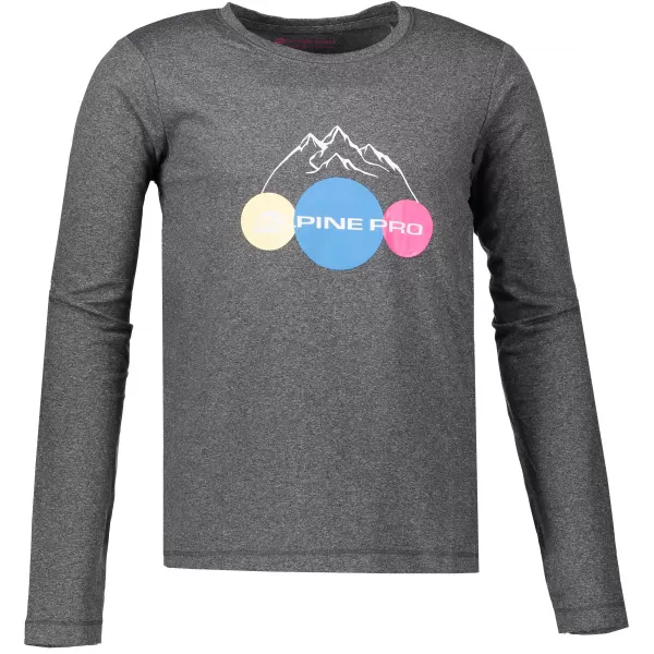  T -póló ALPINE PRO TEOFILO 8 KTSP200 SÖTÉTSZÜRKE 