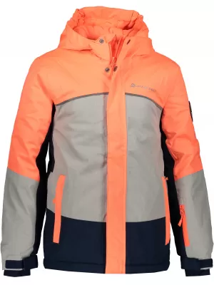 Sítőkabát ALPINE PRO SARDARO 2 KJCP154 NARANCSSÁRGA/SZÜRKE