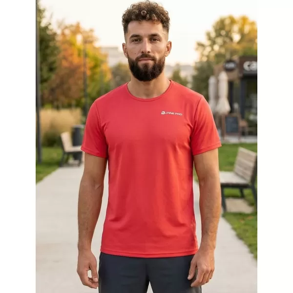  Férfi funkcionális ing ALPINE PRO OHVICE MTSN496 PIROS 