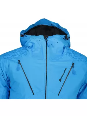 Férfi sí kabát ALPINE PRO MIKAER 3 MJCP368 VILÁGOSKÉK