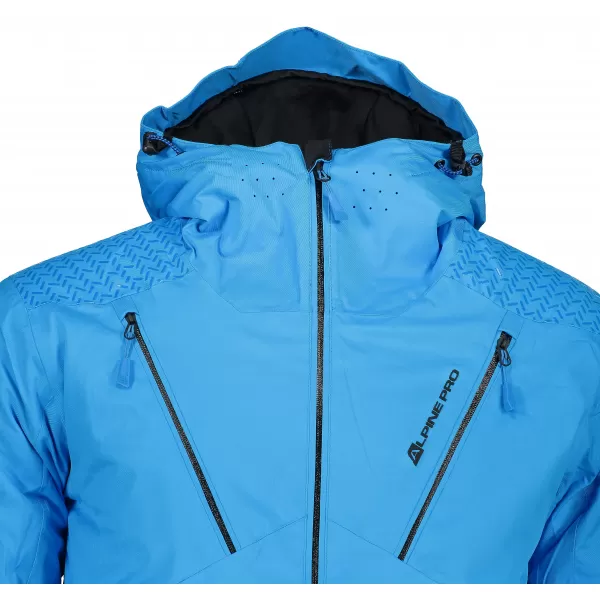  Férfi sí kabát ALPINE PRO MIKAER 3 MJCP368 VILÁGOSKÉK 