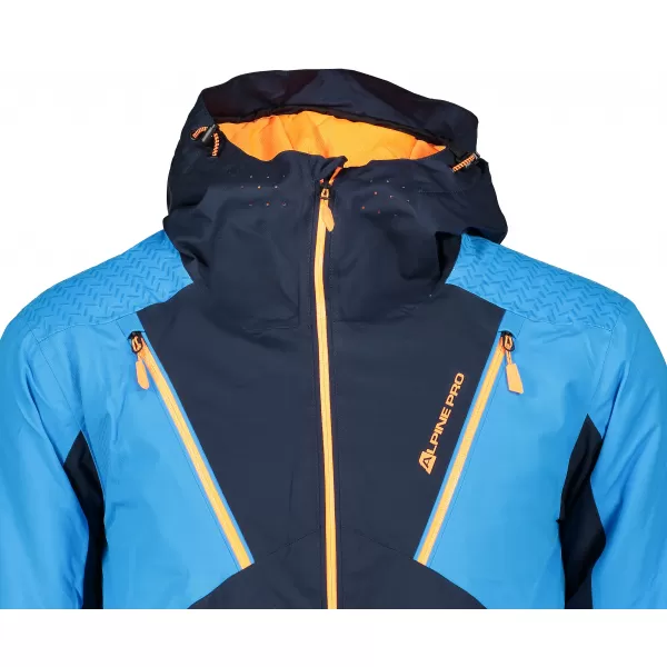  Férfi sí kabát ALPINE PRO MIKAER 3 MJCP368 SÖTÉTKÉK 