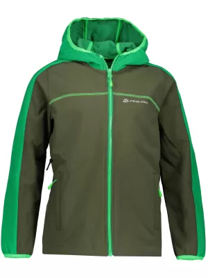 Fiúk softshell kabátja ALPINE PRO NOOTKO 7 KJCP144 SÖTÉTZÖLD