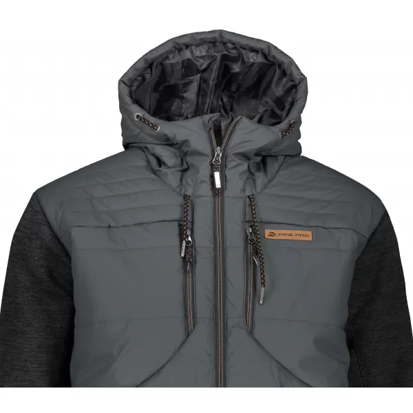  Kabát ALPINE PRO NISIF MJCP360 SÖTÉTSZÜRKE 