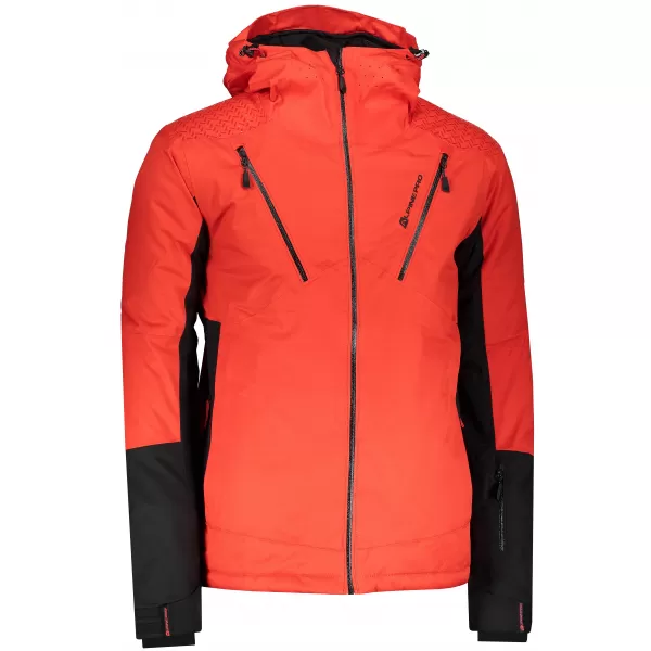  Férfi sí kabát ALPINE PRO MIKAER 3 MJCP368 PIROS 