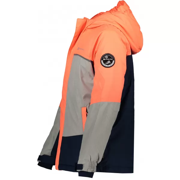  Sítőkabát ALPINE PRO SARDARO 2 KJCP154 NARANCSSÁRGA/SZÜRKE 