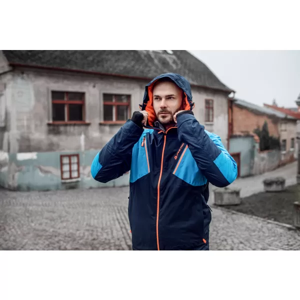  Férfi sí kabát ALPINE PRO MIKAER 3 MJCP368 SÖTÉTKÉK 