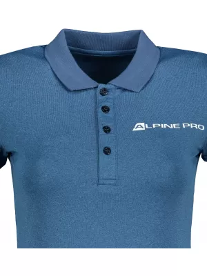 Női funkcionális T -piró gallérral ALPINE PRO FRIDA LTSP636 KÉK