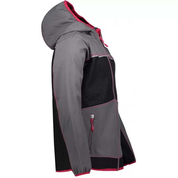  Baby Softshell kabát ALPINE PRO STORMO 2 KJCP146 SZÜRKE/RÓZSASZÍN 