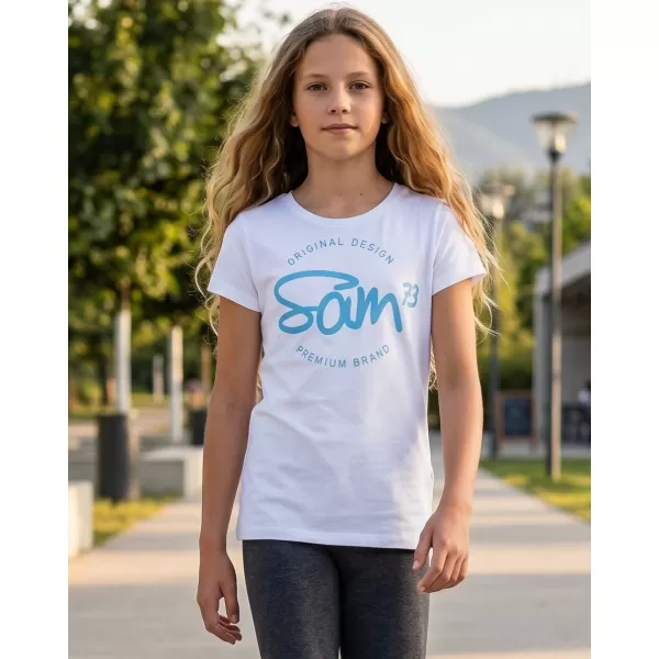  Lány t -póló rövid ujjú SAM 73 GT 529 FEHÉR 