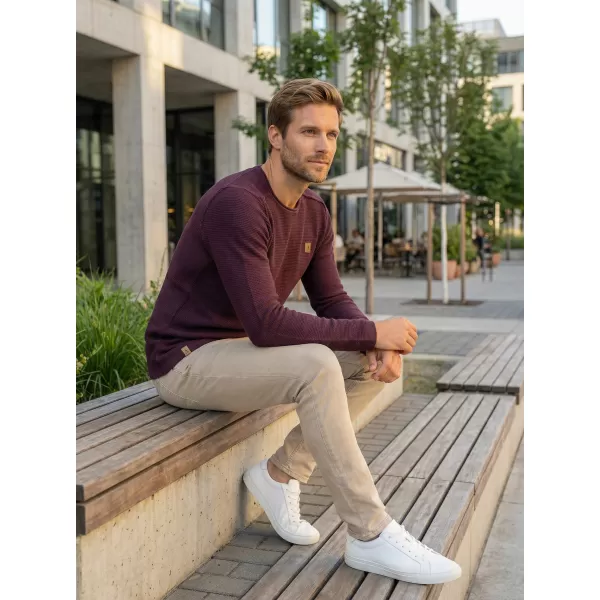  Férfi pulóver ALTISPORT QUOD MPLR079 BURGUNDIA 