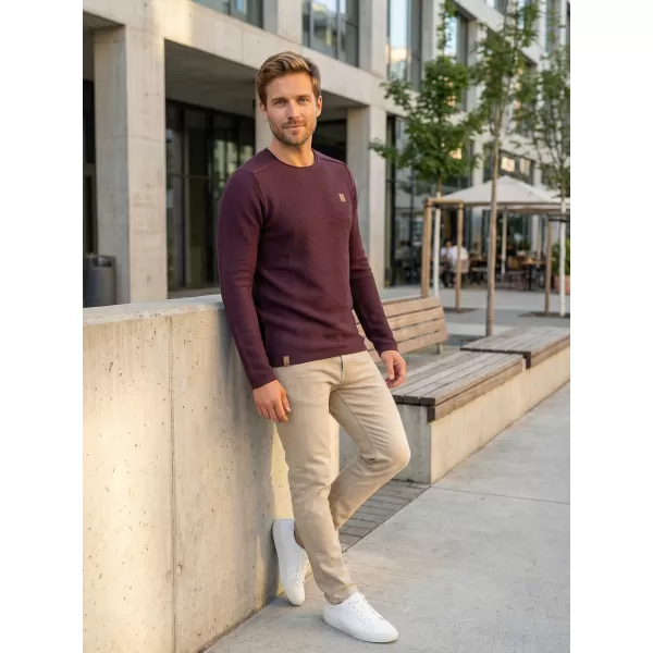  Férfi pulóver ALTISPORT QUOD MPLR079 BURGUNDIA 