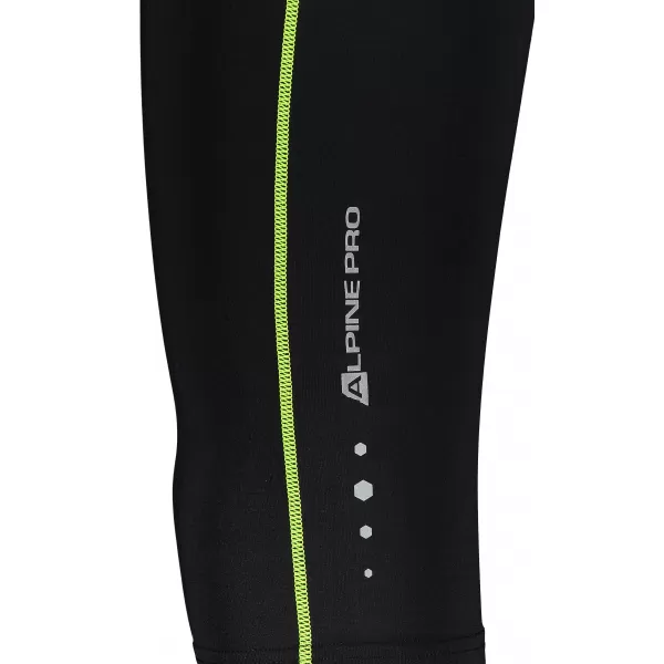  Férfi 3/4 nadrág ALPINE PRO ENZO 4 MPAR420 FEKETE/ZÖLD 