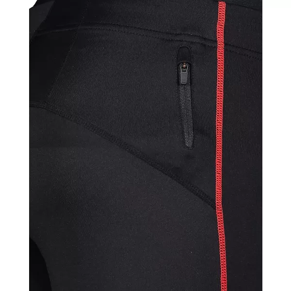  Férfi 3/4 nadrág ALPINE PRO ENZO 4 MPAR420 FEKETE/PIROS 