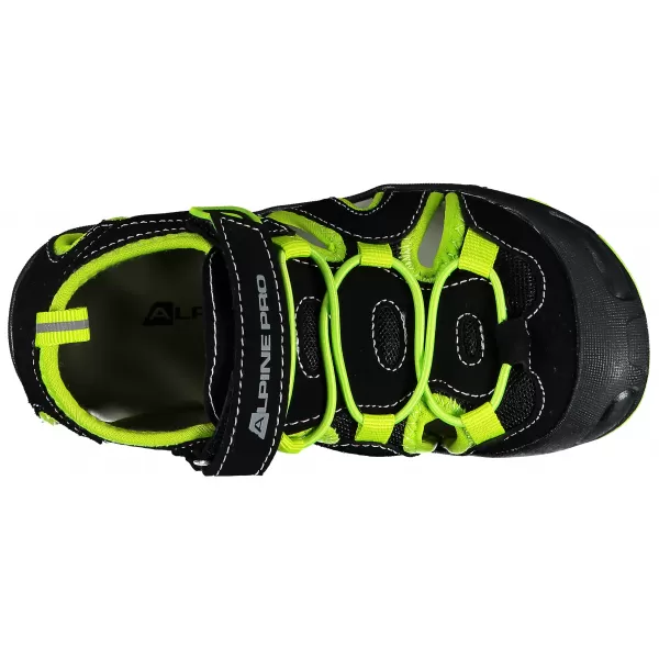  Szandál ALPINE PRO FLAVIO KBTR223 FEKETE/ZÖLD 