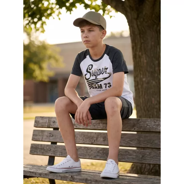  Fiú T -póló rövid ujjú SAM 73 BT 541 FEHÉR 