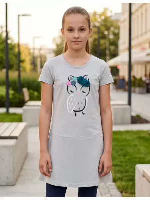 Lány ruhája SAM 73 KSKR069 VILÁGOSSZÜRKE