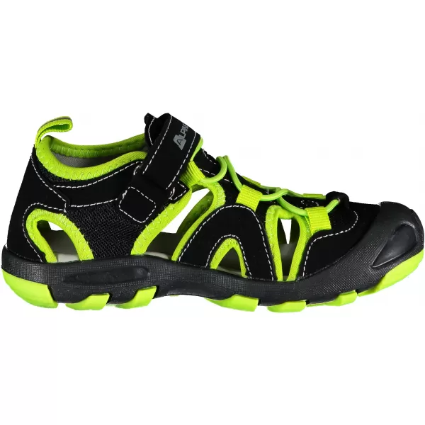  Szandál ALPINE PRO FLAVIO KBTR223 FEKETE/ZÖLD 