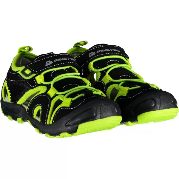 Szandál ALPINE PRO FLAVIO KBTR223 FEKETE/ZÖLD 