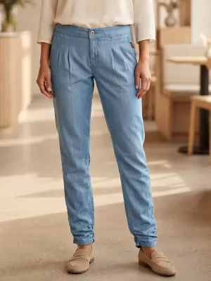 Hölgyek nadrágja SAM 73 WK 755 VILÁGOS FARMER