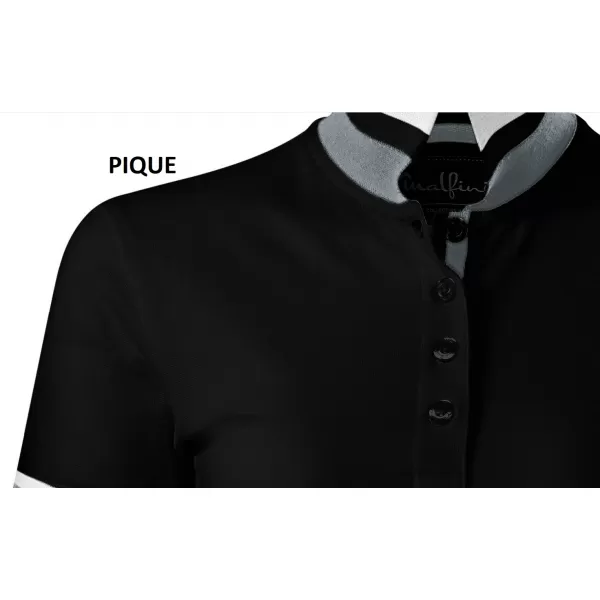  Női ruha gallérral MALFINI PREMIUM DRESS UP 271 FEKETE 