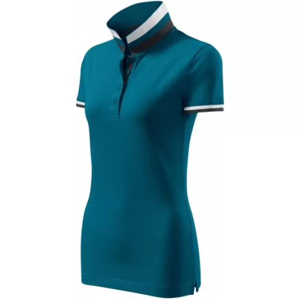 Női póló gallérral MALFINI PREMIUM COLLAR UP 257 KEROZIN 