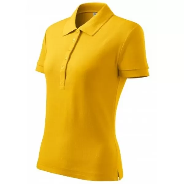  Női póló gallérral MALFINI COTTON 213 BOROSTYÁN 