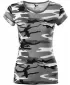 Női póló MALFINI CAMO PURE 122 TEREPSZÍNŰ SZÜRKE
