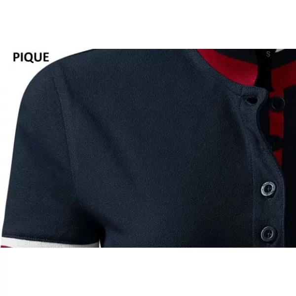 Női póló gallérral MALFINI PREMIUM COLLAR UP 257 SÖTÉT SÖTÉTKÉK 