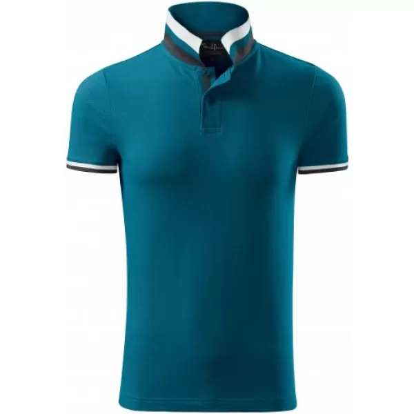  Férfi póló gallérral MALFINI PREMIUM COLLAR UP 256 KEROZIN 