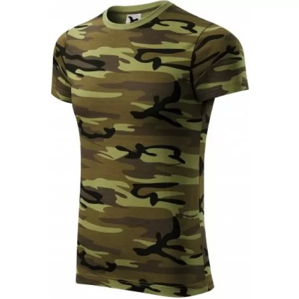  Férfi póló MALFINI CAMOUFLAGE 144 TEREPSZÍNŰ ZÖLD 