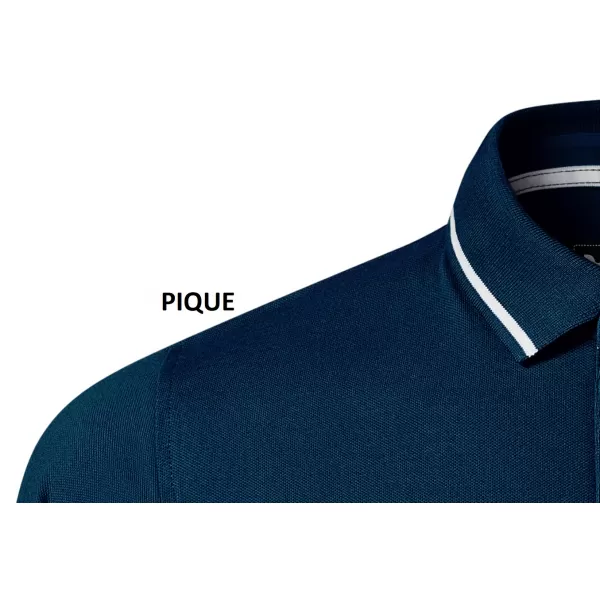  Férfi póló gallérral MALFINI PREMIUM PERFECTION PLAIN 251 SÖTÉTKÉK 