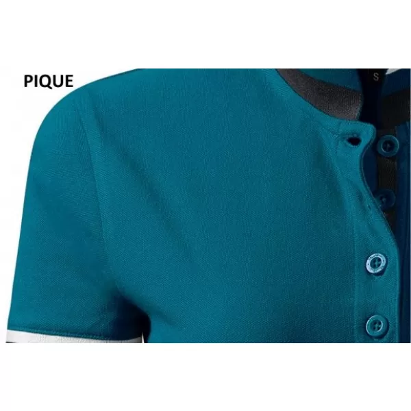  Férfi póló gallérral MALFINI PREMIUM COLLAR UP 256 KEROZIN 