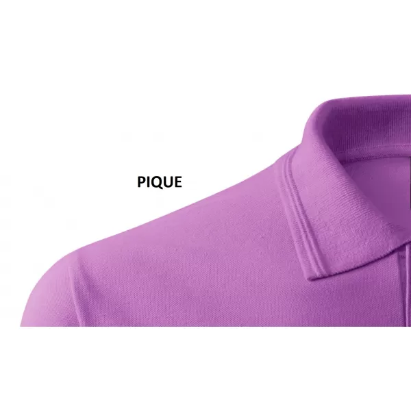  Női póló gallérral MALFINI PIQUE POLO 210 LILA 